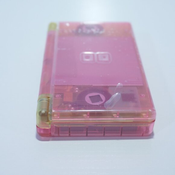 Nintendo DS Lite Transparent Clear Pink & Yellow Lemonade Handheld Game System - Picture 8 of 9